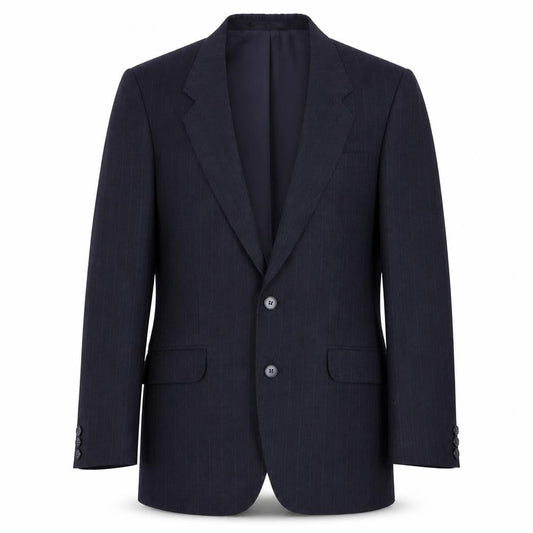 greenwoods Mens Blue Striped  Jacket Blazer Size 38