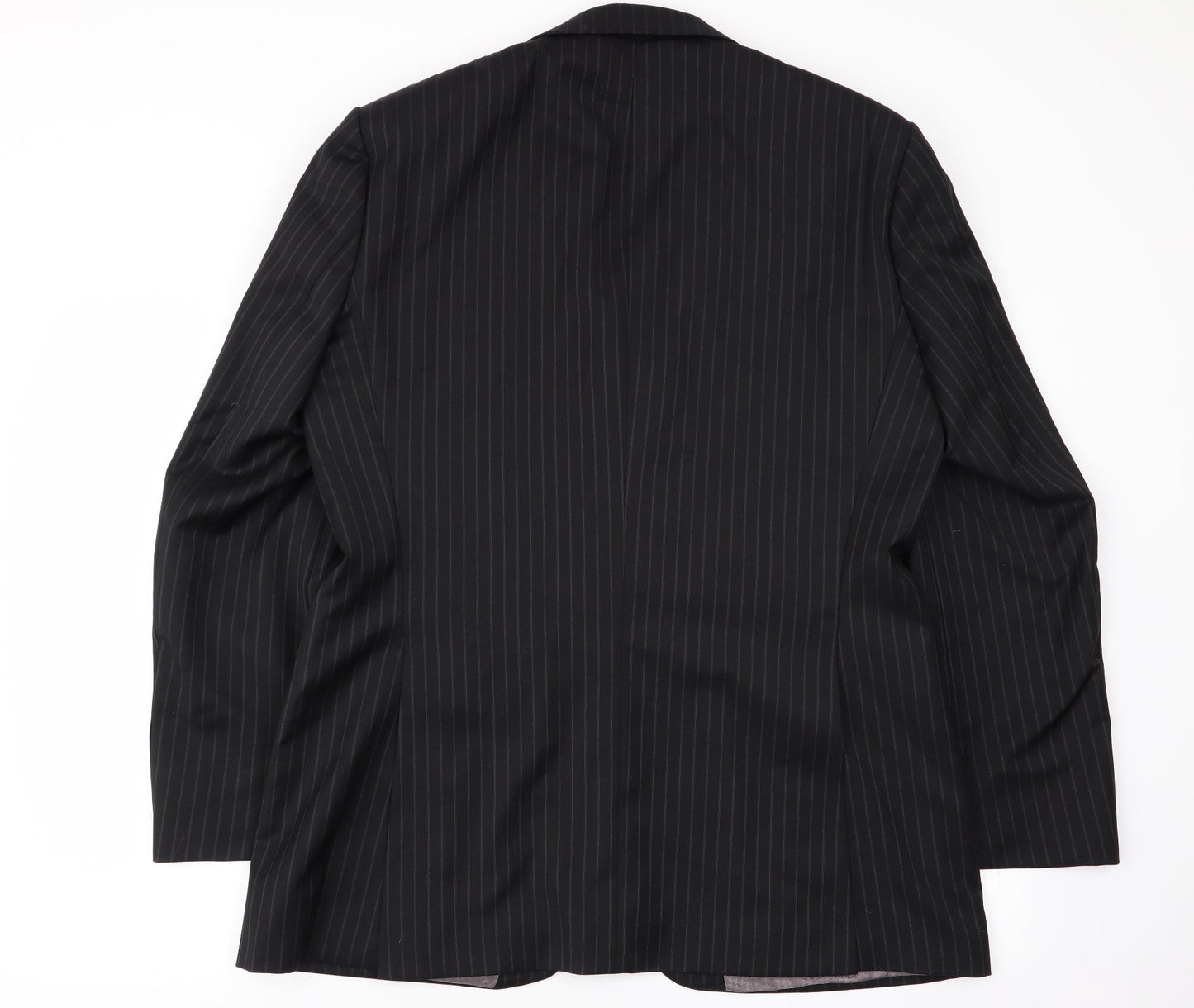 Studio Mens Black Striped  Jacket Blazer Size 42