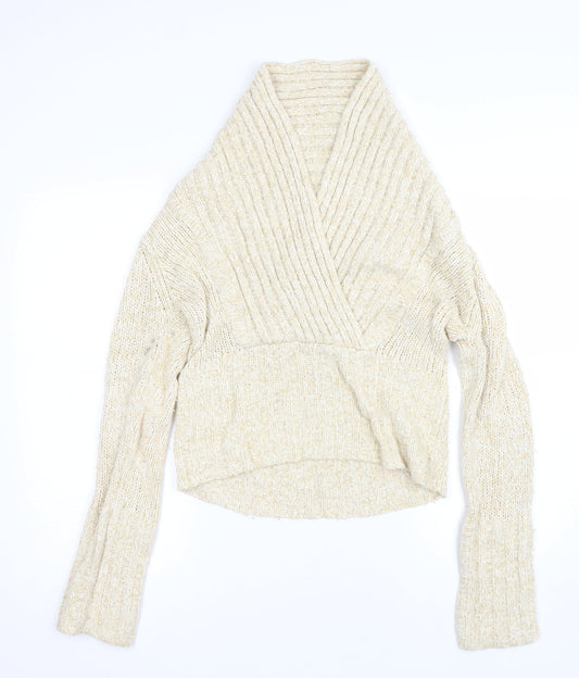 Wallis Womens Beige   Pullover Jumper Size 12