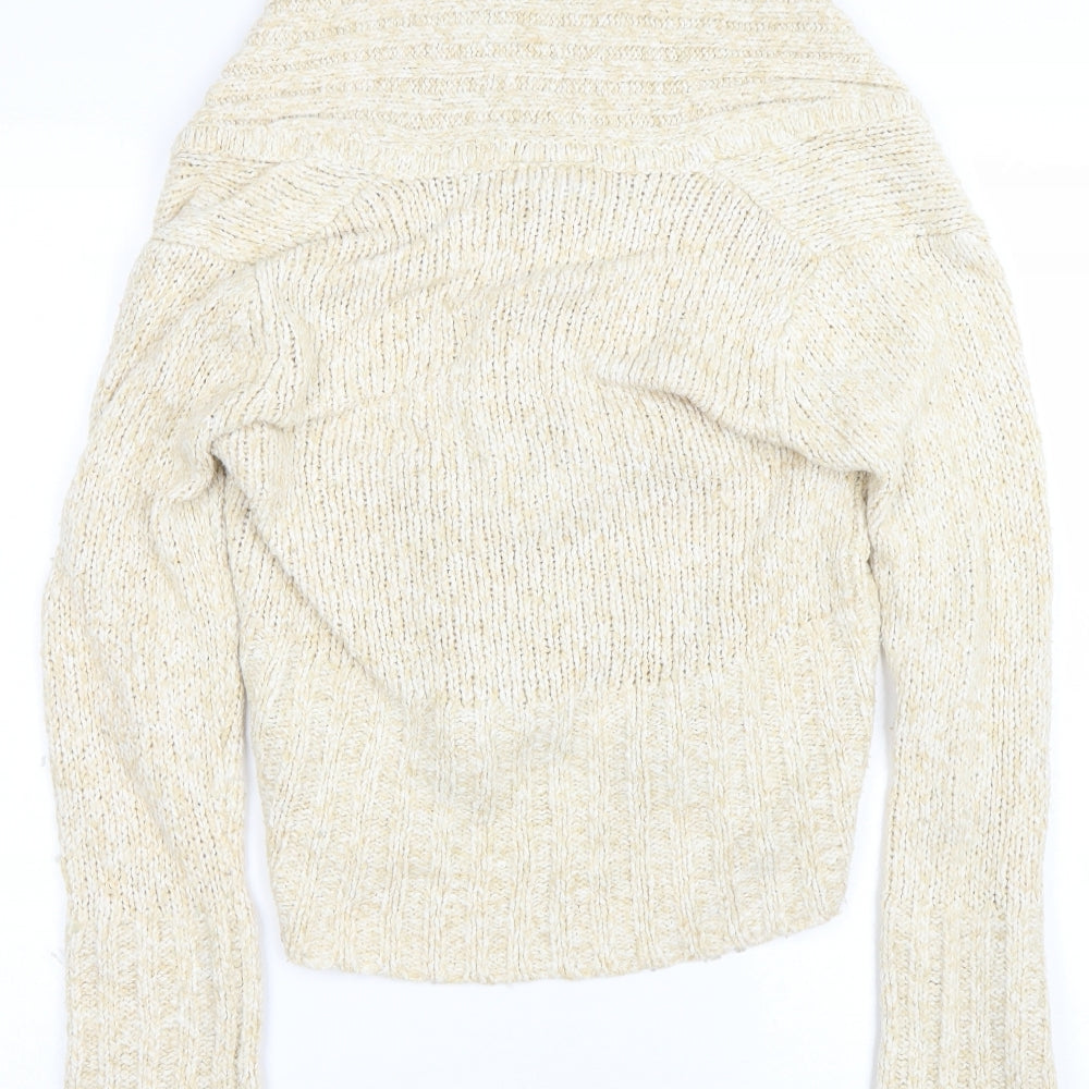 Wallis Womens Beige   Pullover Jumper Size 12