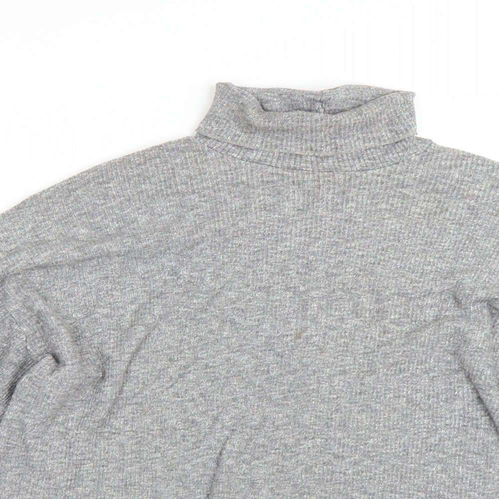 Bershka Womens Grey   Basic T-Shirt Size S