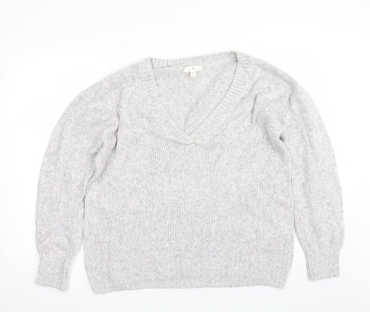 H&M Womens Grey   Pullover Jumper Size M