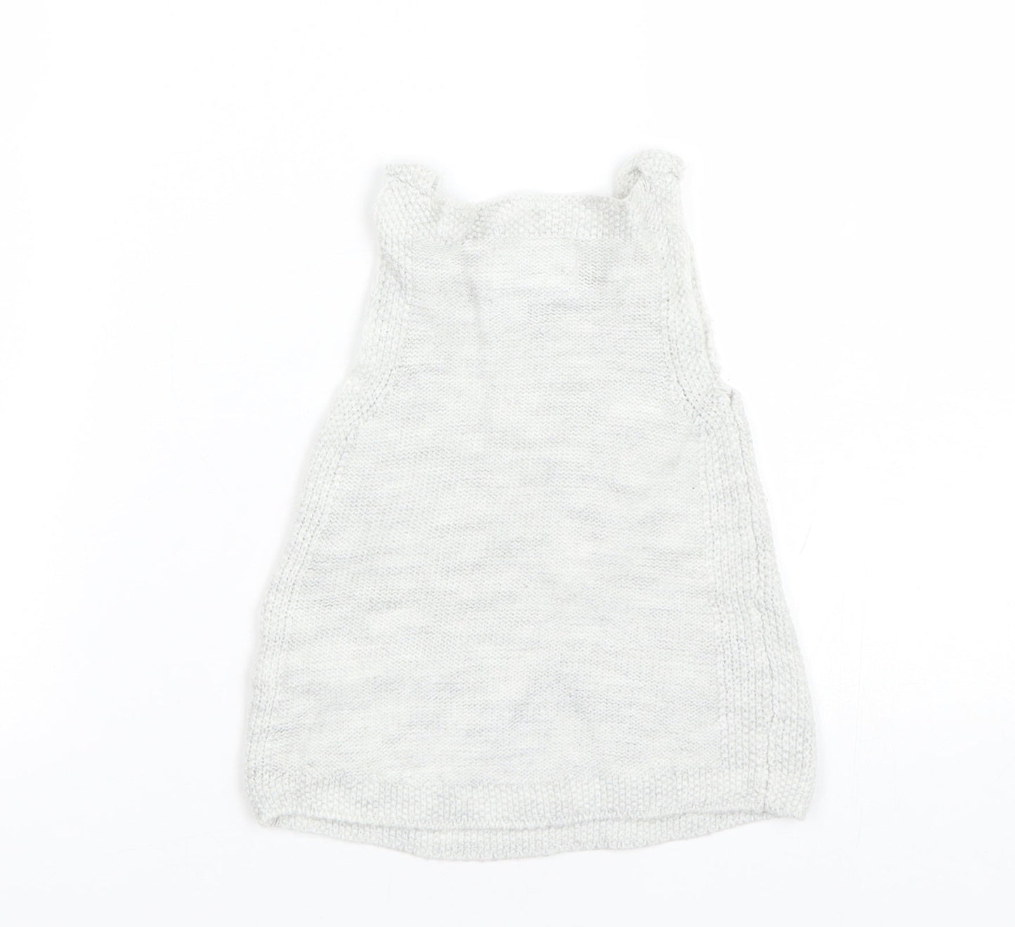 F&F Girls Grey   Tank Dress  Size 6-9 Months