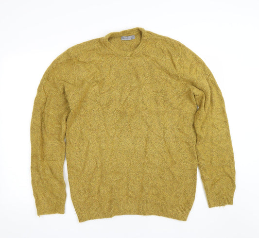 M&S Womens Yellow   Pullover Jumper Size 2XL