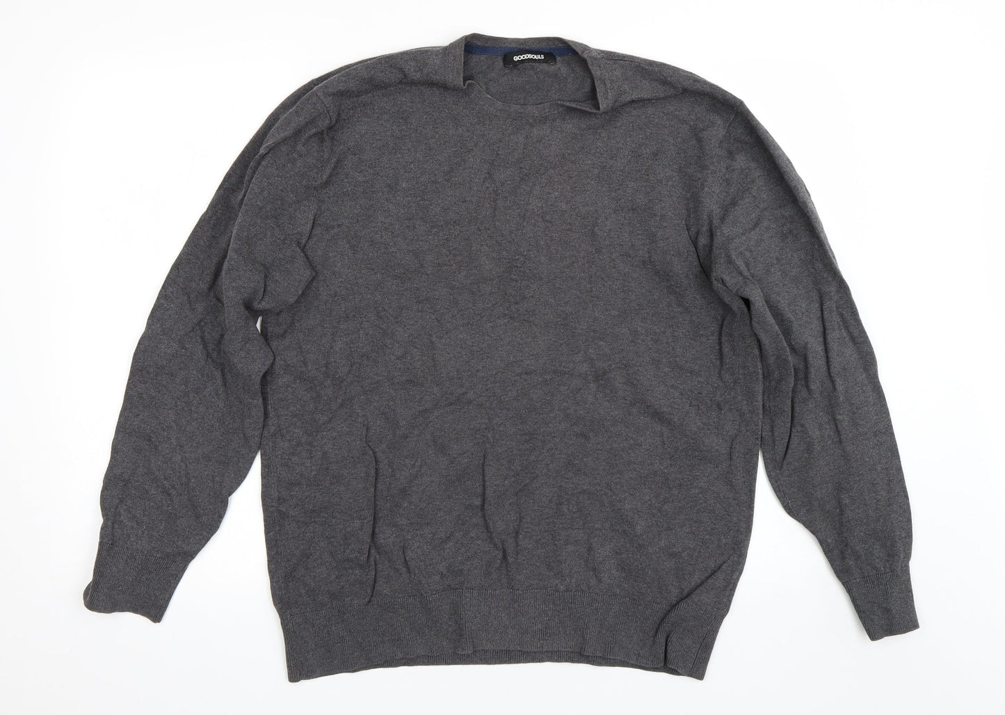 Goodsouls Mens Grey   Pullover Jumper Size L