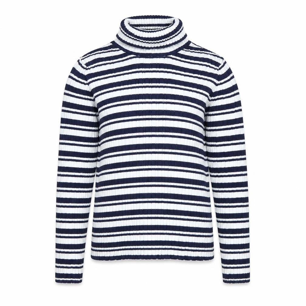 Nutmeg Girls Blue Striped  Pullover Jumper Size 9-10 Years