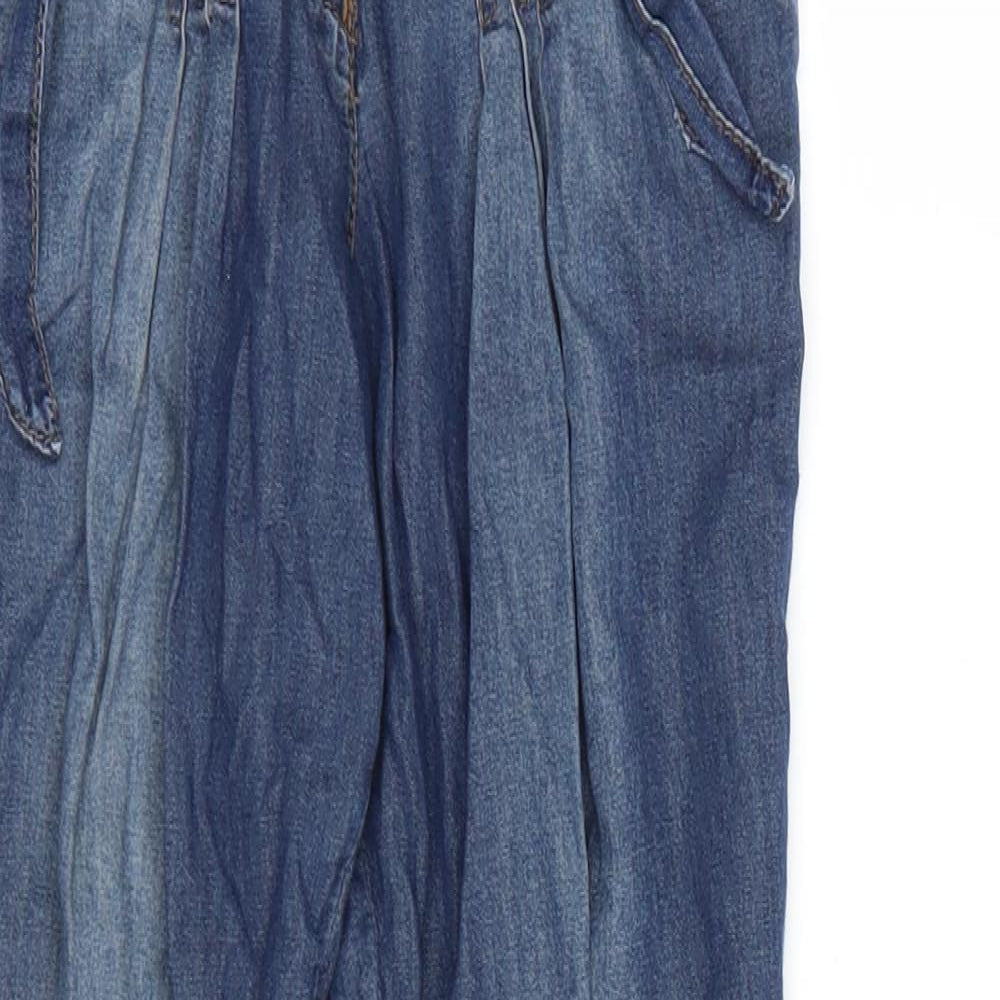 George Girls Blue   Capri Jeans Size 7-8 Years