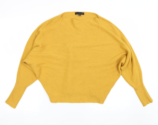 Joan Vass Womens Yellow   Pullover Jumper Size M