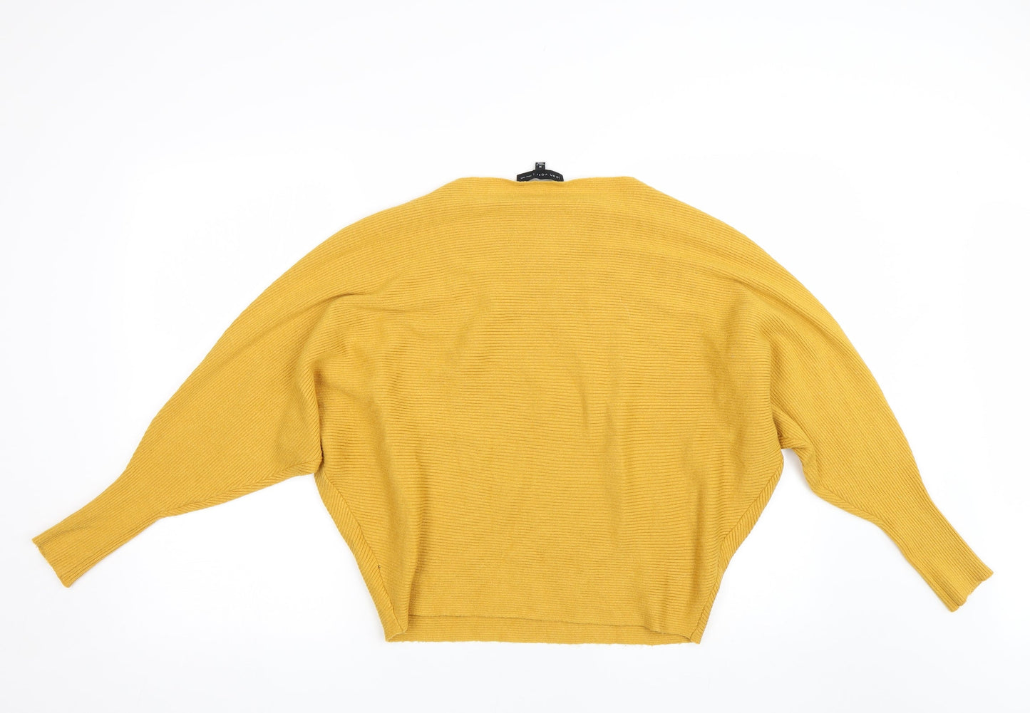 Joan Vass Womens Yellow   Pullover Jumper Size M