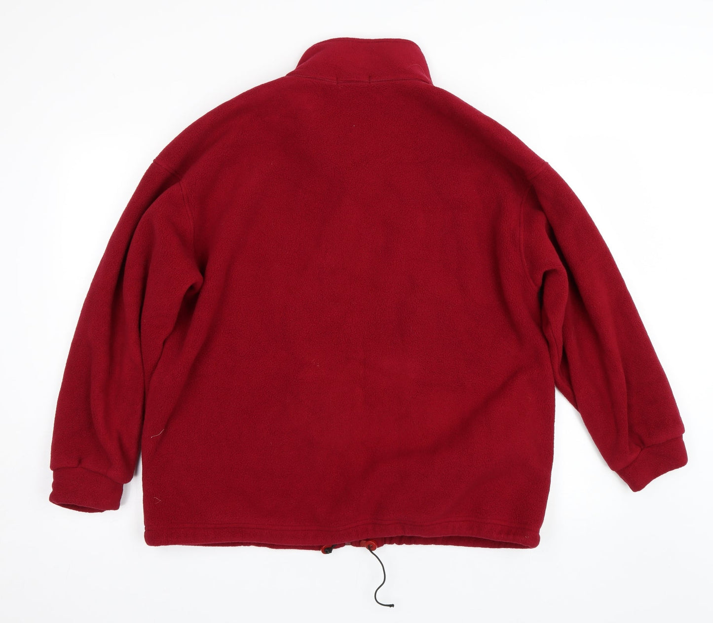St Micheal Womens Red   Full Zip Sweatshirt Size 14