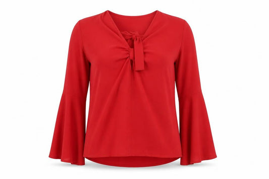 Divided by H&M Womens Red   Basic Blouse Size 8