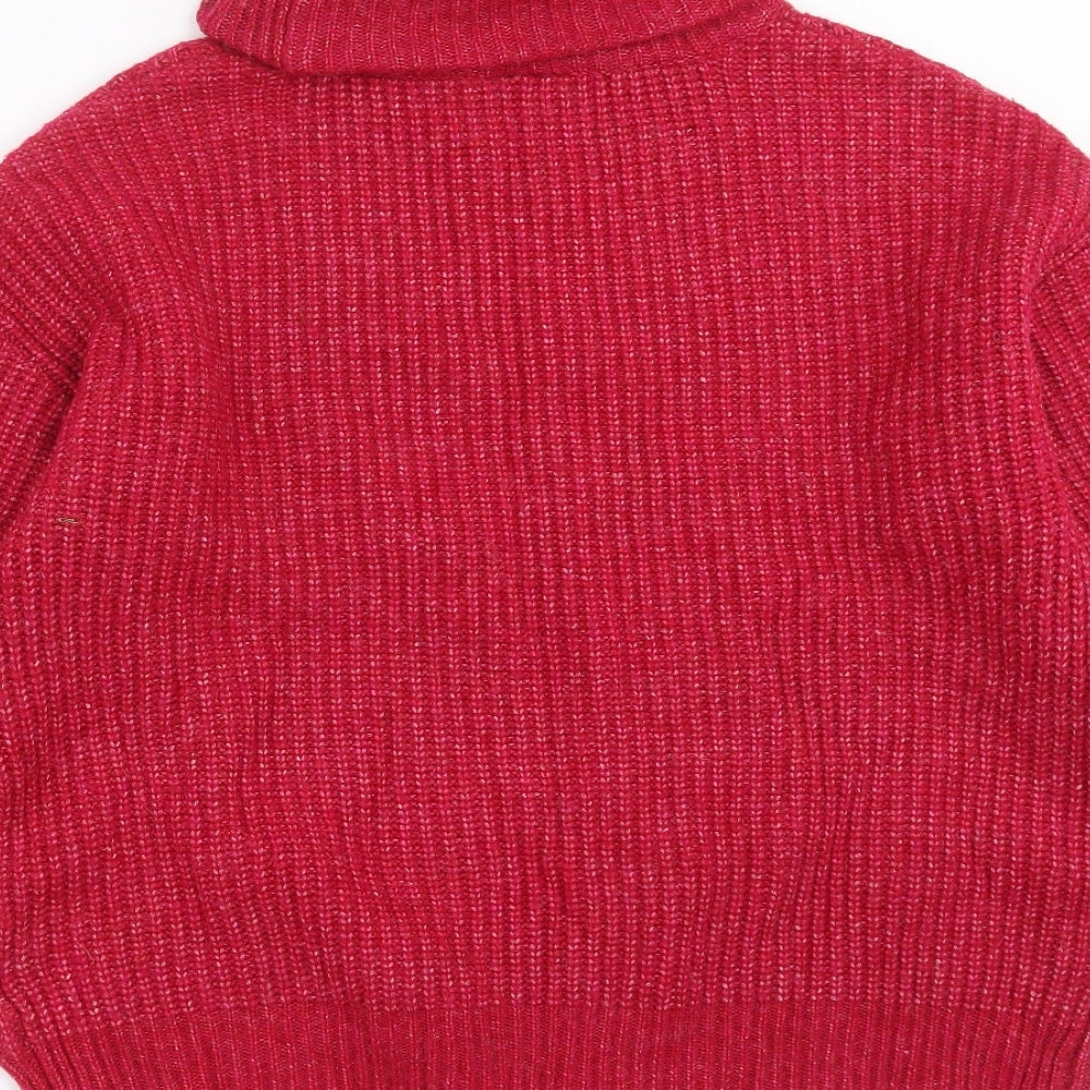 Yessica Womens Pink  Knit Pullover Jumper Size S