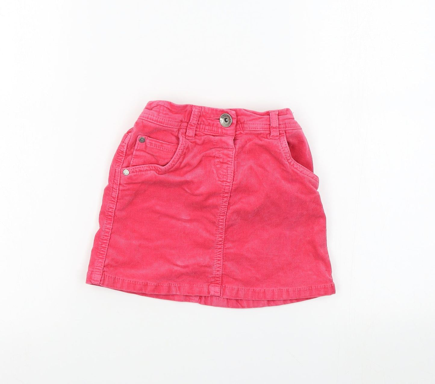 Nect Girls Pink  Corduroy Mini Skirt Size 4-5 Years