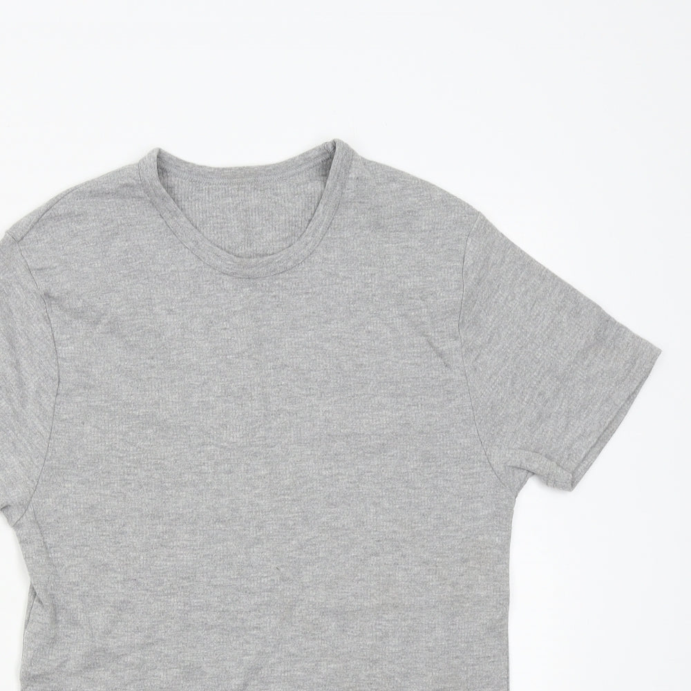 TU Womens Grey   Basic T-Shirt Size L