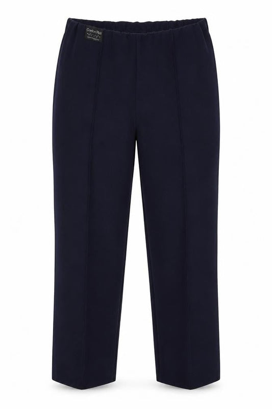 Classic Womens Blue   Trousers  Size 14 L24 in - Comfort Plus