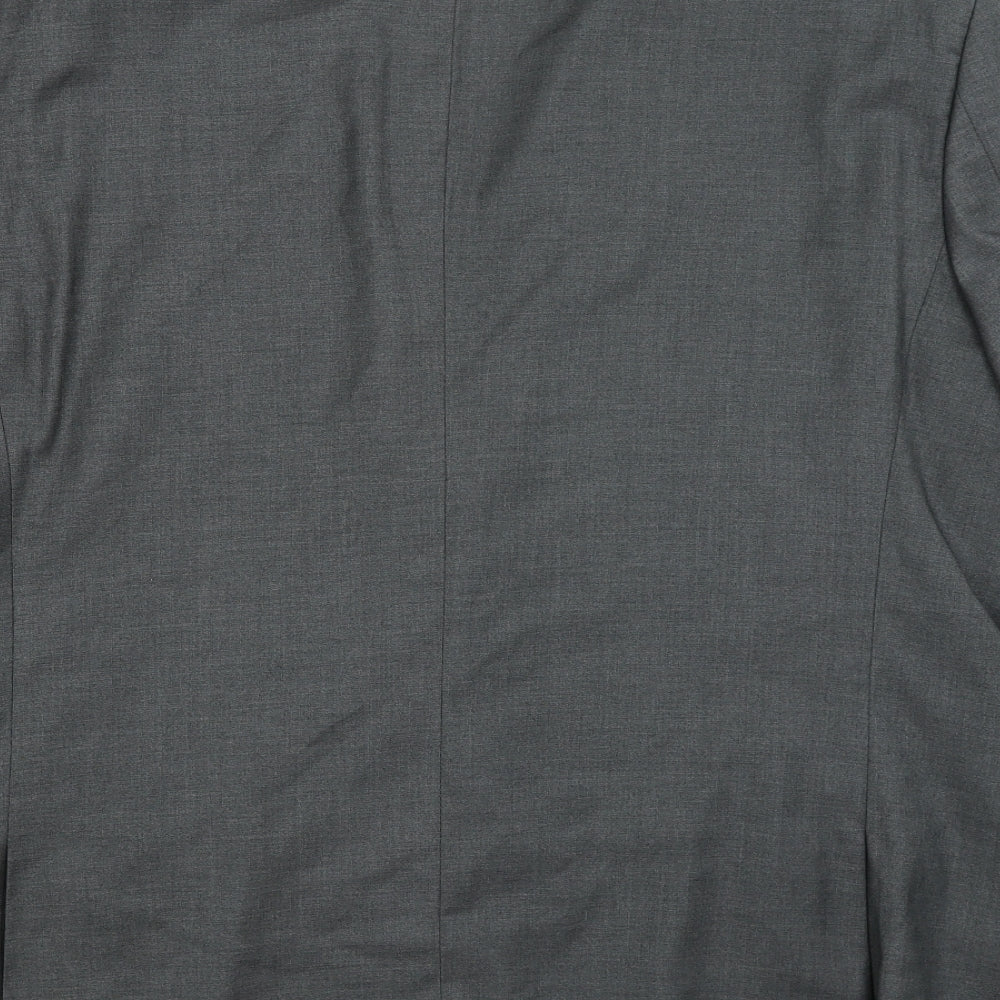 Dobell Mens Grey   Jacket Blazer Size 2XL