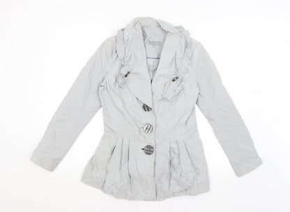 Per Una Womens Grey   Jacket Blazer Size 10
