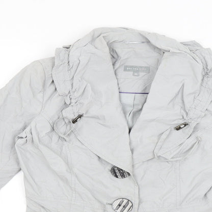Per Una Womens Grey   Jacket Blazer Size 10