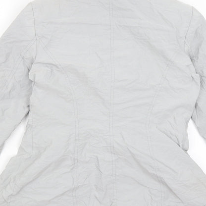 Per Una Womens Grey   Jacket Blazer Size 10