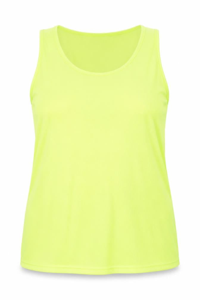 US Apparel Womens Yellow   Basic Tank Size 18