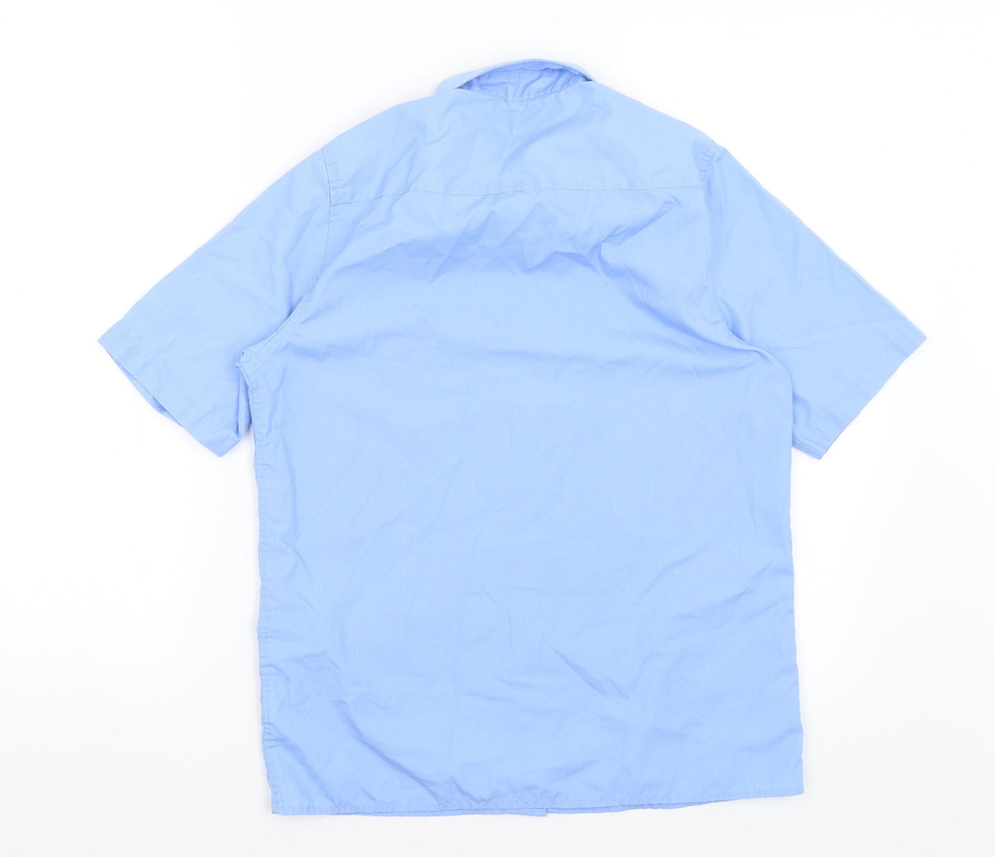 M&S Boys Blue   Basic Button-Up Size 12-13 Years