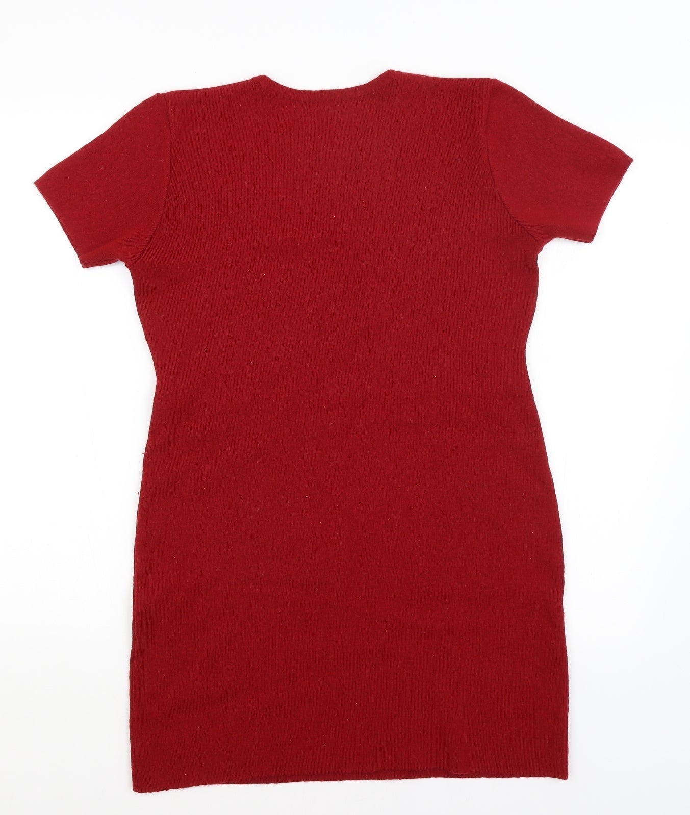 Preworn Womens Red   T-Shirt Dress  Size XS