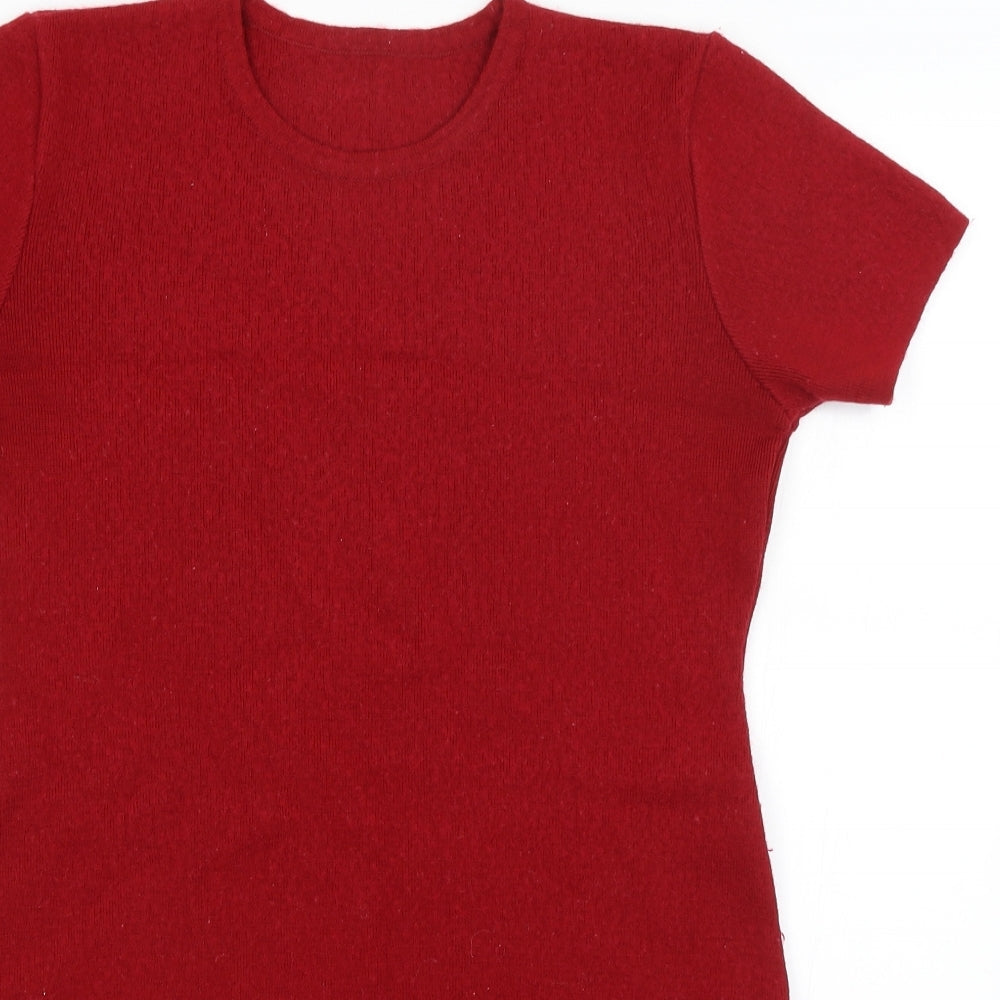 Preworn Womens Red   T-Shirt Dress  Size XS