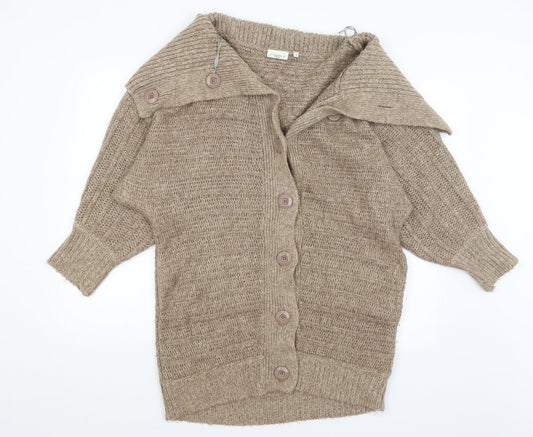 New Look Womens Brown   Cardigan Jumper Size 12