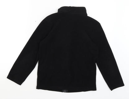 Tu Boys Black   Full Zip Jumper Size 10 Years