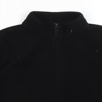 Tu Boys Black   Full Zip Jumper Size 10 Years