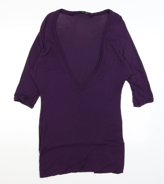 M&S Womens Purple   Pullover Jumper Size 14