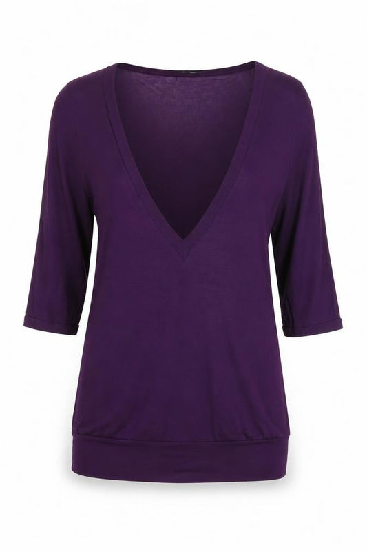 Marks & Spencer Womens Purple   Pullover Jumper Size 14