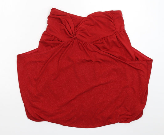 South Womens Red   Basic Blouse Size 12