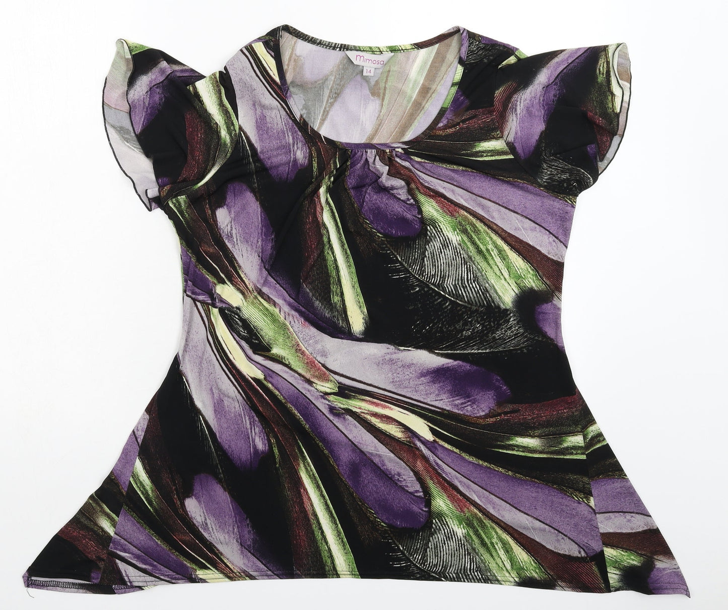 Mimosa Womens Multicoloured   Basic Blouse Size 14