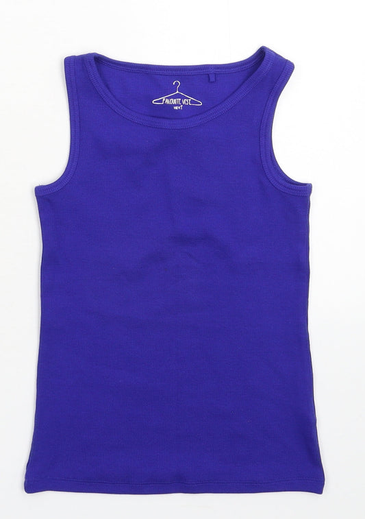 NEXT Girls Blue   Basic Tank Size 6 Years