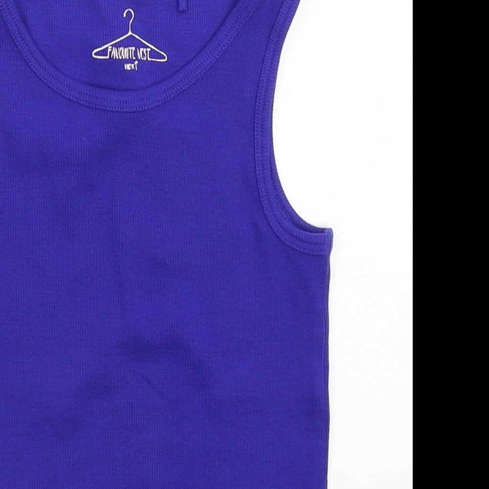 NEXT Girls Blue   Basic Tank Size 6 Years
