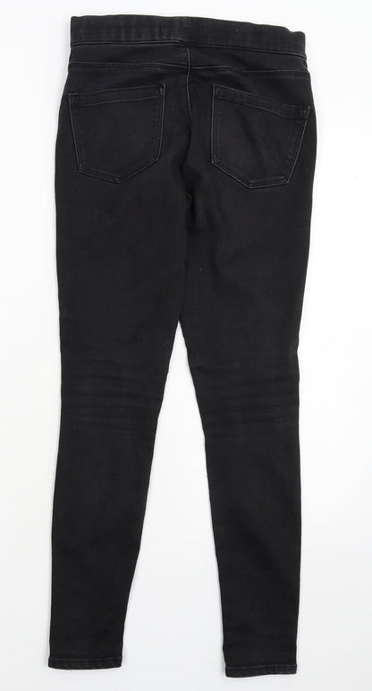 Preloved George Womens Black  Denim Jegging Jeans Size 8 L27 in - Back