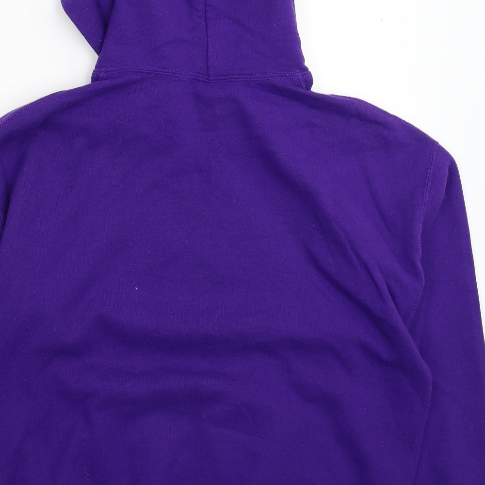 Gildan Mens Purple   Pullover Hoodie Size L
