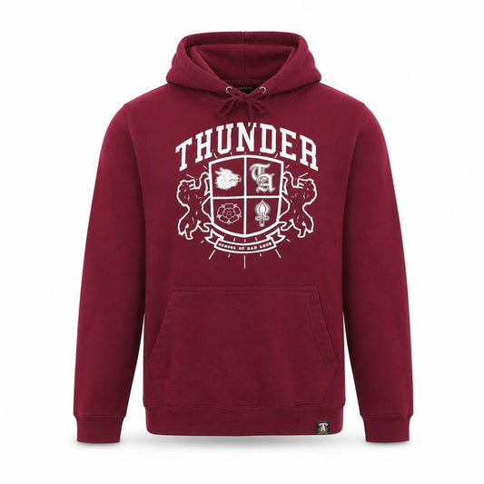 Thunder Apparel Mens Brown   Pullover Hoodie Size S