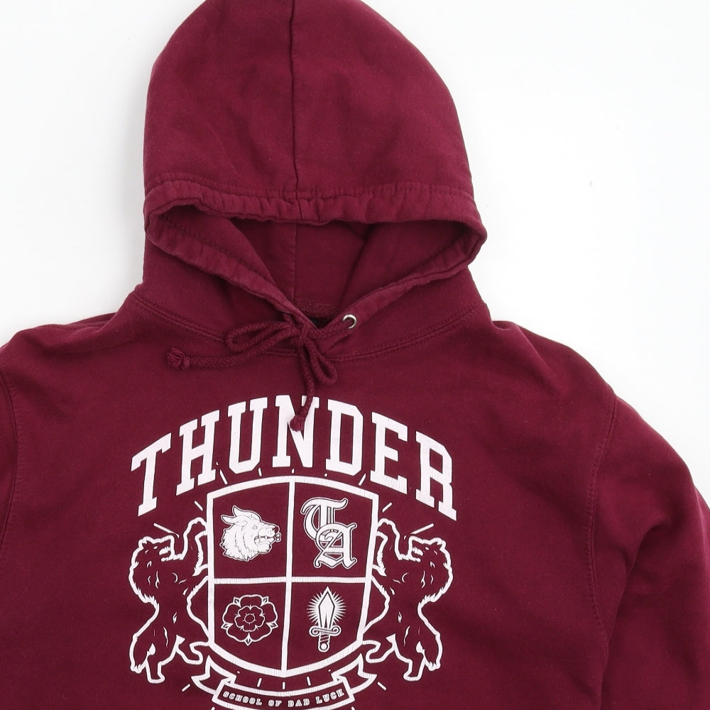 Thunder Apparel Mens Brown   Pullover Hoodie Size S