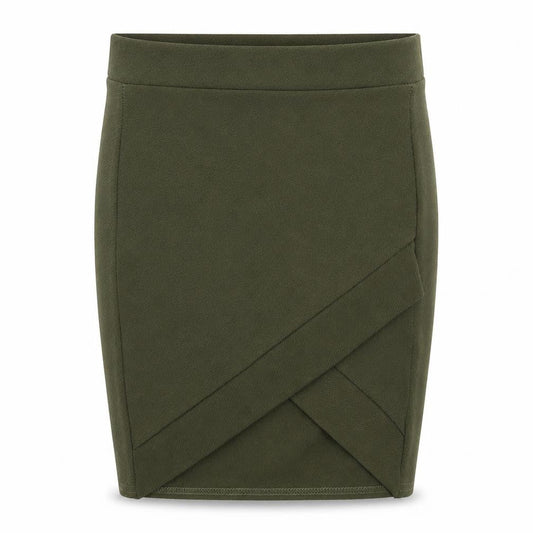 PRETTYLITTLETHING Womens Green   Straight & Pencil Skirt Size 6