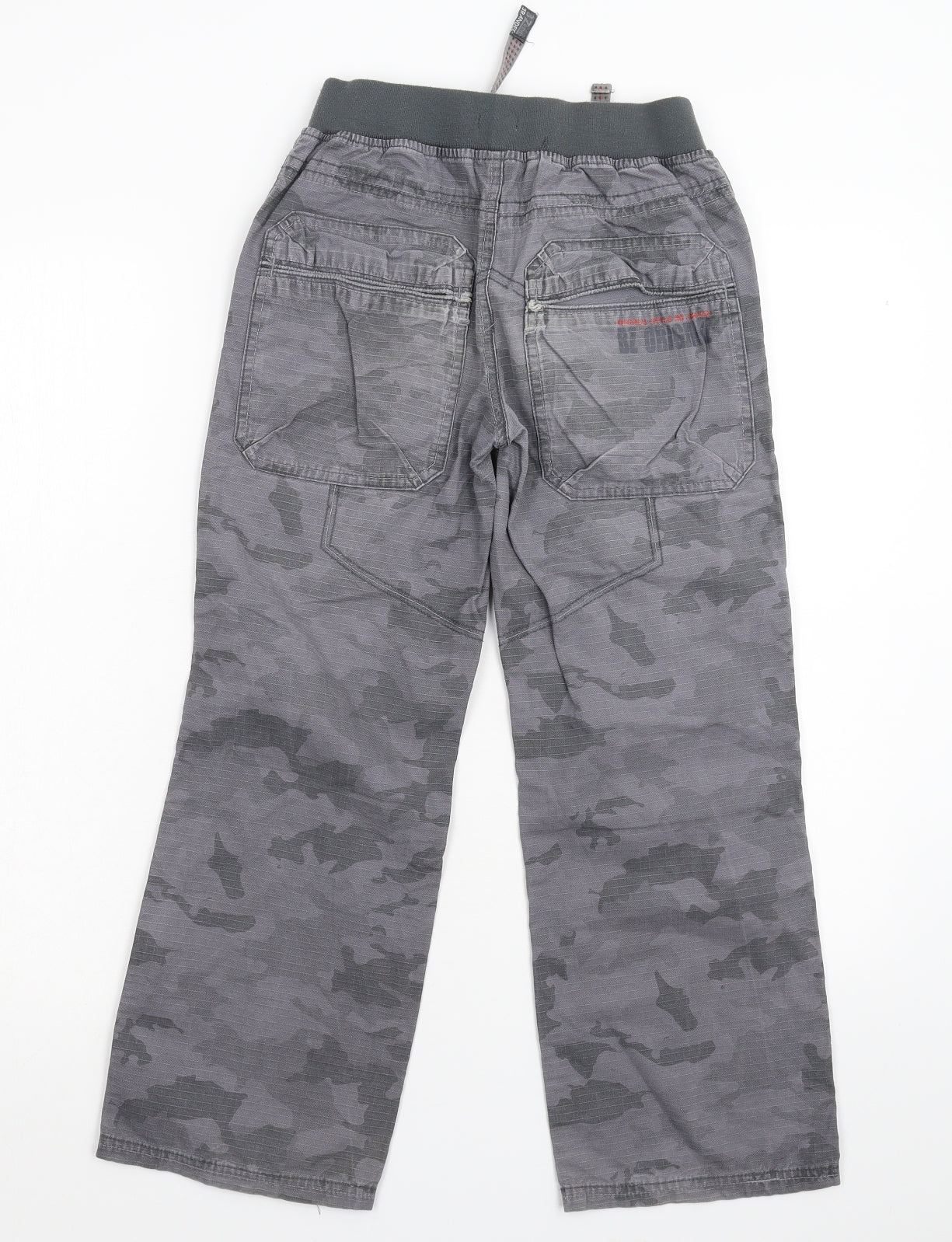 Blue Zoo Boys Grey Camouflage Denim Straight Jeans Size 9 Months