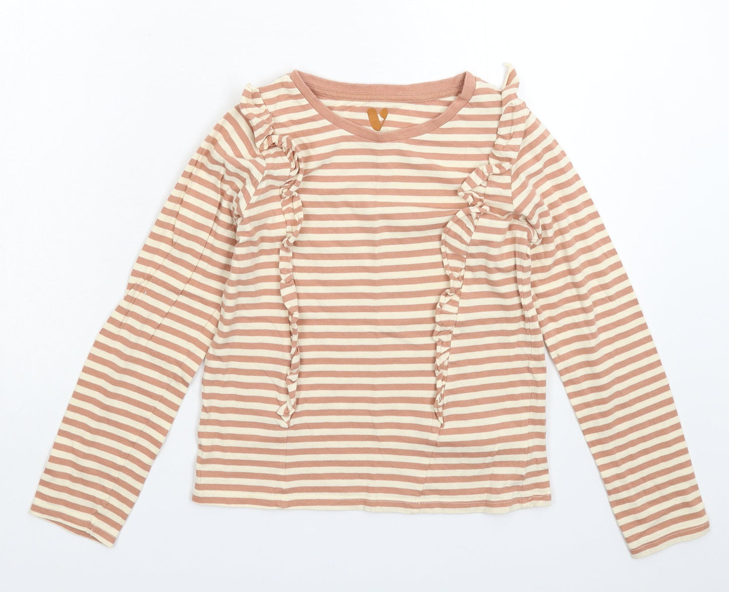 Very Girls Multicoloured Striped  Basic T-Shirt Size 11 Years