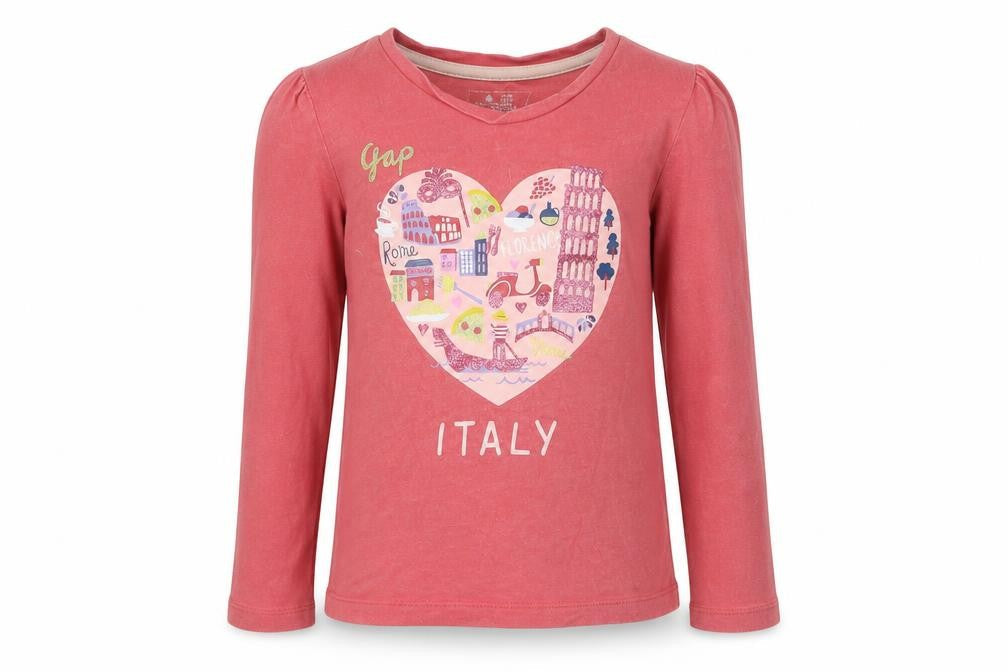 Gap Girls Pink   Basic T-Shirt Size 5 Years