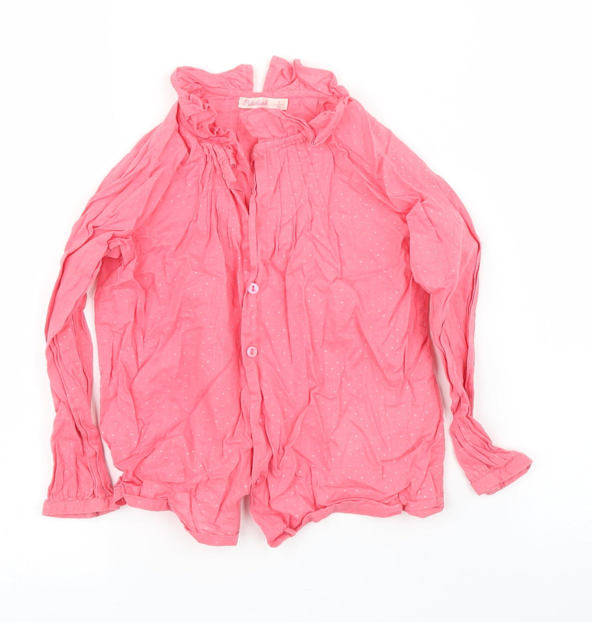 Billie Blush Girls Pink   Basic Blouse Size 3 Years