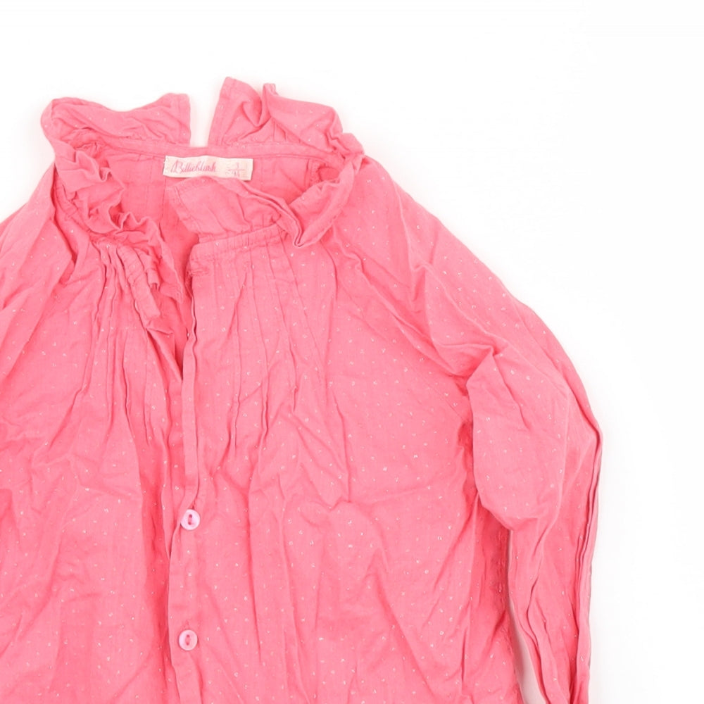 Billie Blush Girls Pink   Basic Blouse Size 3 Years