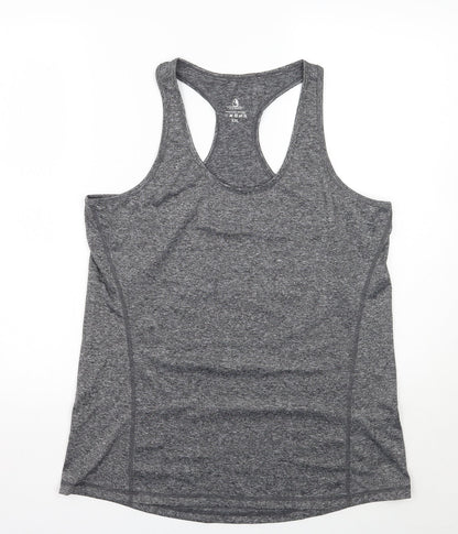 icyzone Womens Grey   Basic Tank Size 2XL
