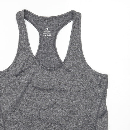icyzone Womens Grey   Basic Tank Size 2XL