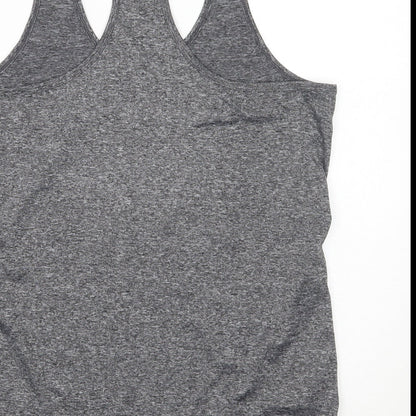 icyzone Womens Grey   Basic Tank Size 2XL
