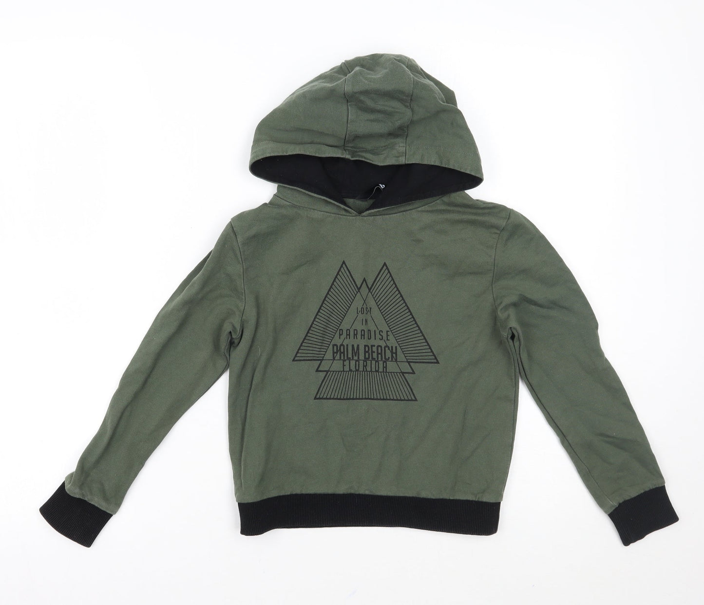 Very Boys Green   Pullover Hoodie Size 7 Years